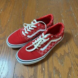 Vans Red Checkered Sneakers